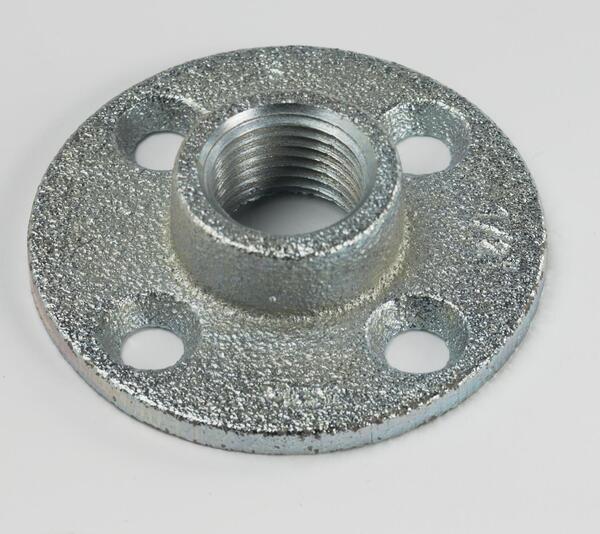 MBMFF75 3/4" MALLEABLE FLOOR FLANGE ZINC