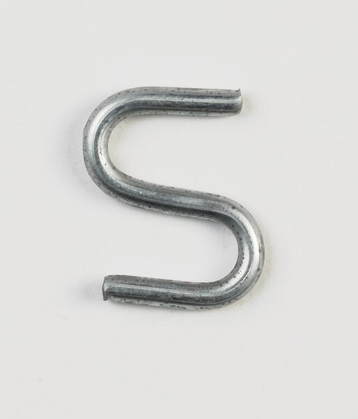 1SHJ 1" S-HOOK ZINC PLATED - MADE IN USA