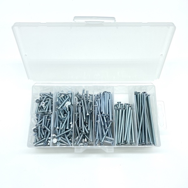632FHPKIT 6-32 DIAMETER - FLAT HEAD PHILLIP MACHINE SCREW ASSORTMENT KIT - (6 SIZES)