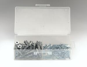 JR METAL ZIP IT ANCHOR KIT (50 ANCHORS & SCREWS)